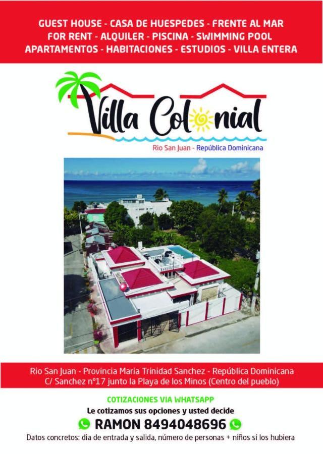 Vilaa Colonial Suite N 7, Basic Exterior Río San Juan Extérieur photo